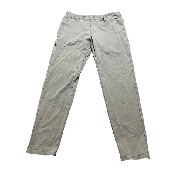 BYLT Everyday Pants 2.0 Men Medium Slim Performance Stretch Tapered Stretch Gray - Picture 1 of 6